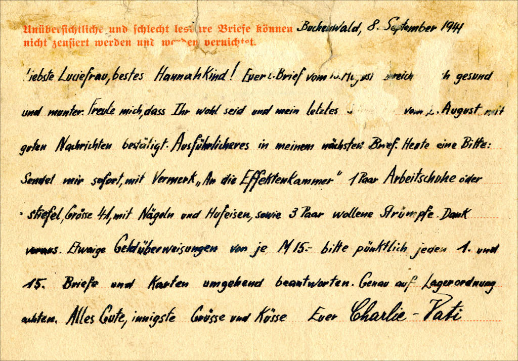 Postkarte Karl Schnog